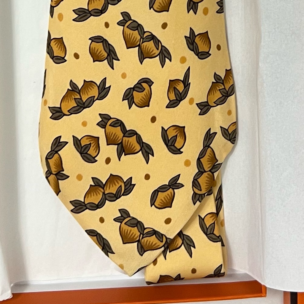 Hermes Silk Tie fun !!! New no tag